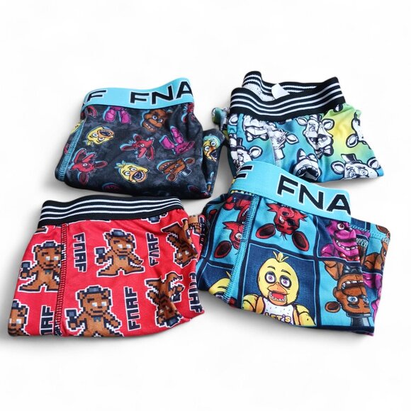 Set of 4 Boys Five Nights at Freddy’s Underwear – Size 8 – FNAF Gamer - Picture 8 of 8